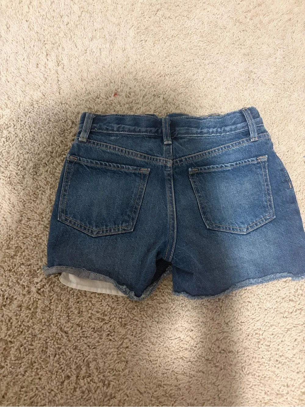 Old Navy Dark Blue High-Rise Denim Shorts
